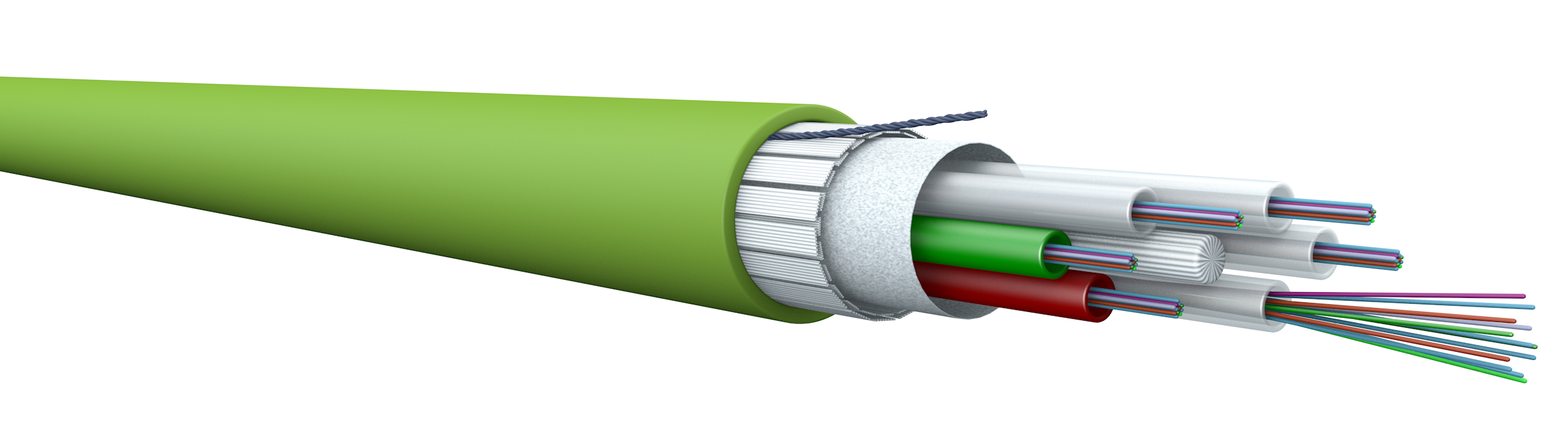 N13: UCFIBRE™ Universal Stranded Loose Tube Non-Metallic Gel-Filled B2ca 9kN Cable                                               