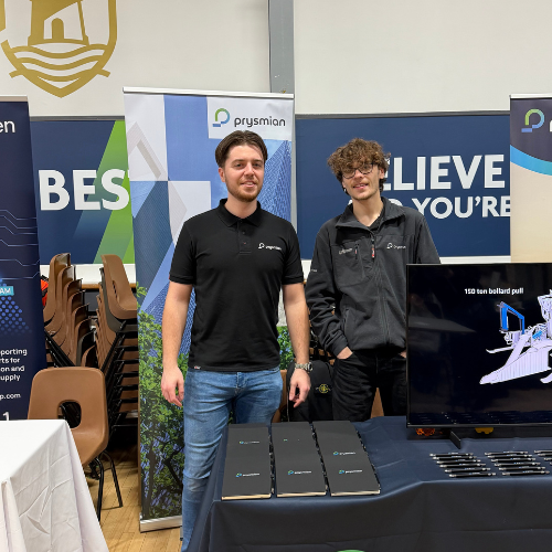 Inspiring the next generation - Prysmian team shares career pathways with pupils at Dunbar Grammar School