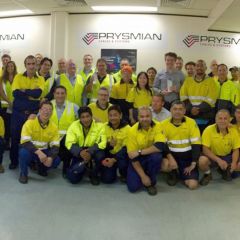 The Australian Prysmian team
