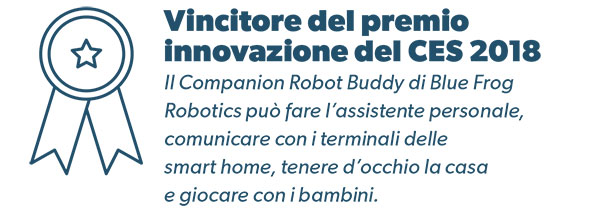 Vincitore del premio innovazione del CES 2018